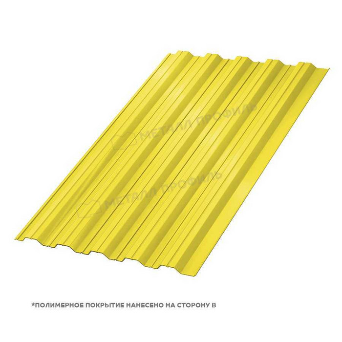 Профлист Металл Профиль НС-35 0,7 Полиэстер RAL 1018 Желтый цинк